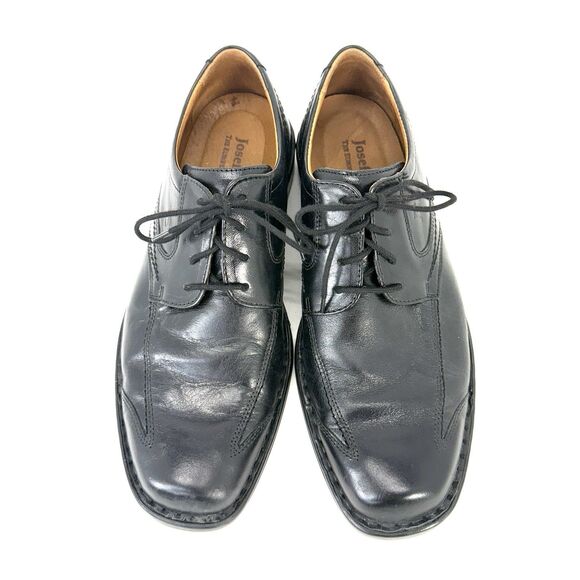Josef Seibel Douglas 05 Black Leather Oxford Shoes EU 42 US 8.5-9 Mens Lace Up main image 4